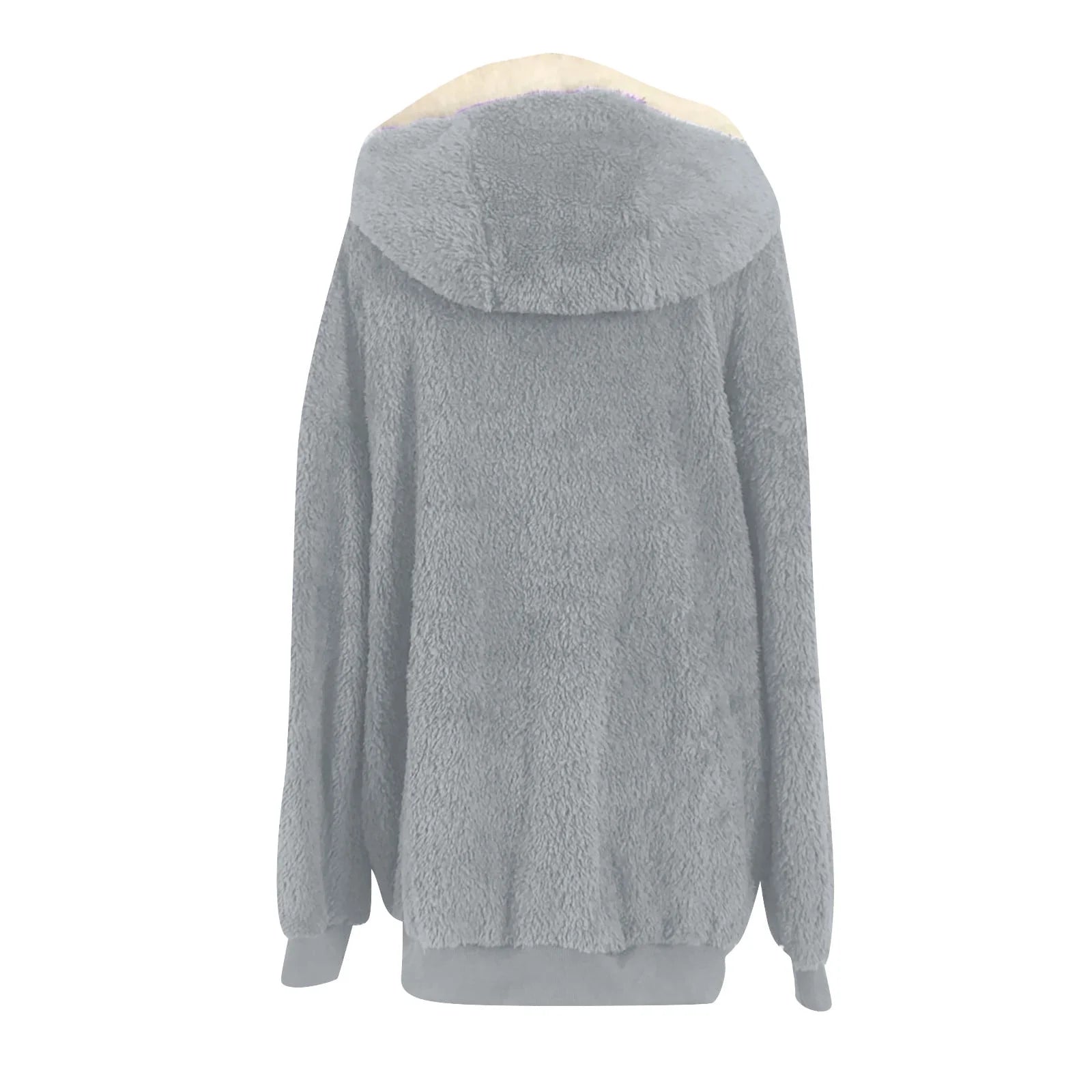 Plus Size Winter Coats for Women, Women plus Size Winter Warm Loose Plush Zip Hooded Jacket Coat Shacket Jacket for Fall,Winter Gift for Women